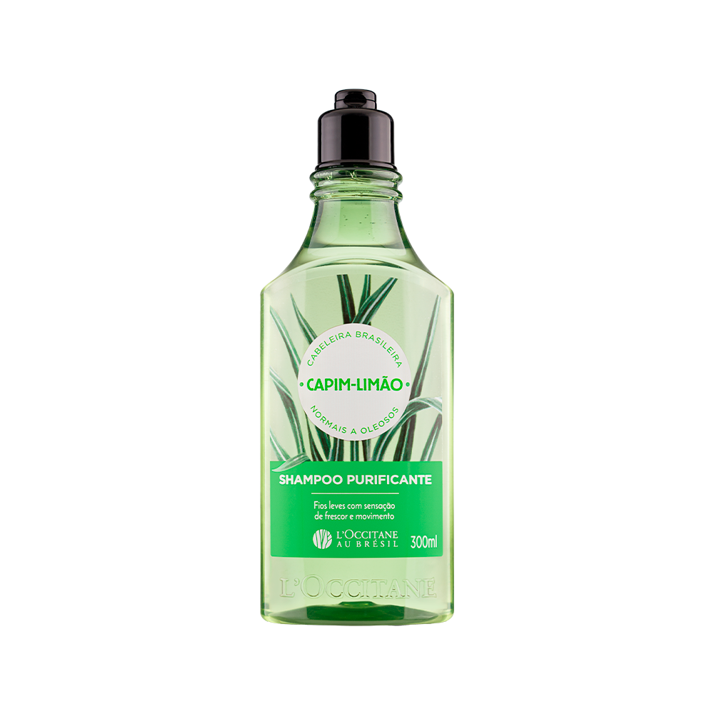 Shampoo Purificante Cabeleira Brasileira Capim-Lim&atilde;o 300ml, ,  large